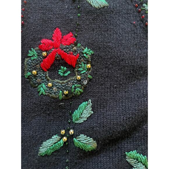 Victoria Jones Petite Large Womens/Unisex Holiday Vest Ugly Christmas sweater - Picture 9 of 9